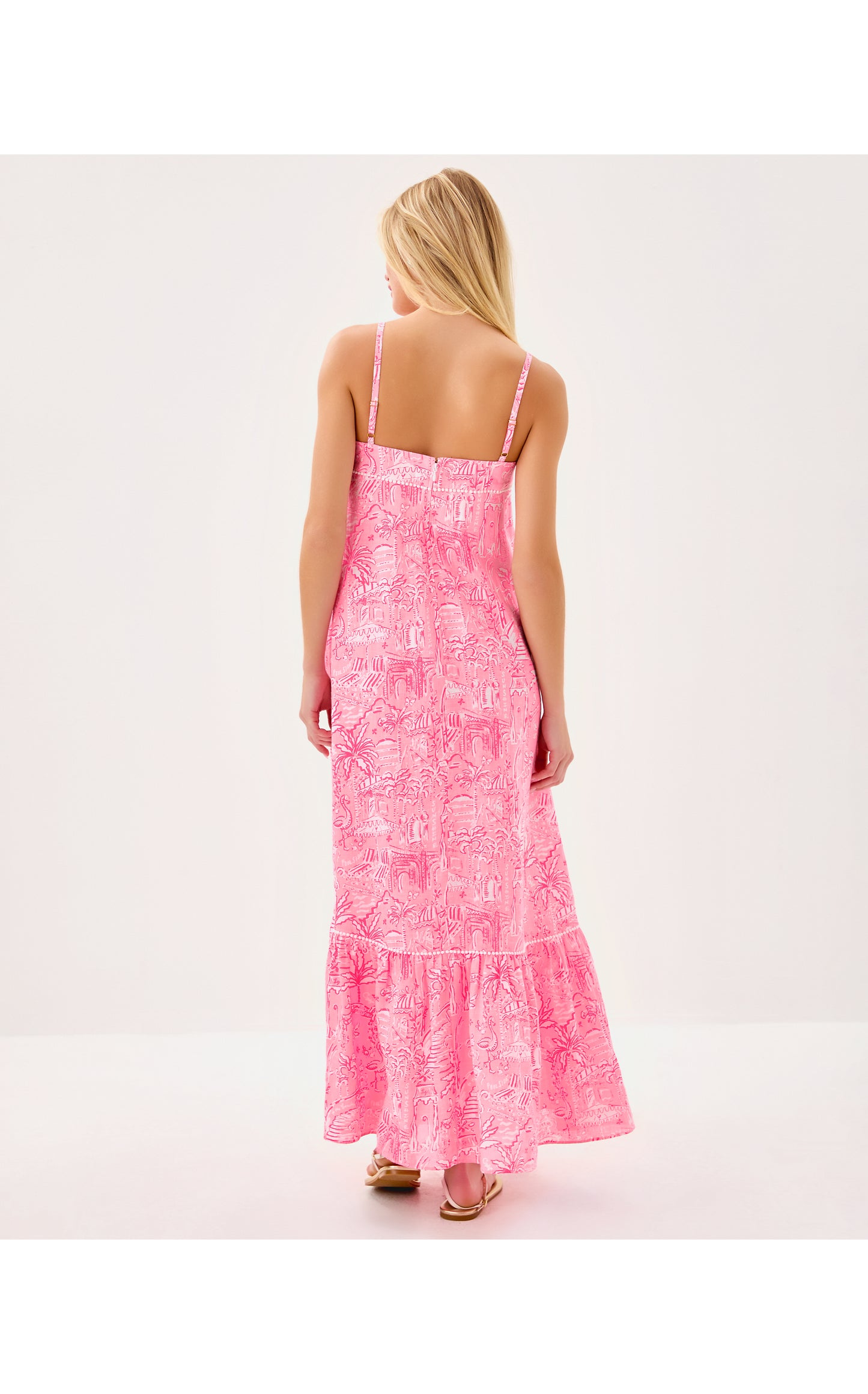 ROZALIE LINEN MAXI DRESS