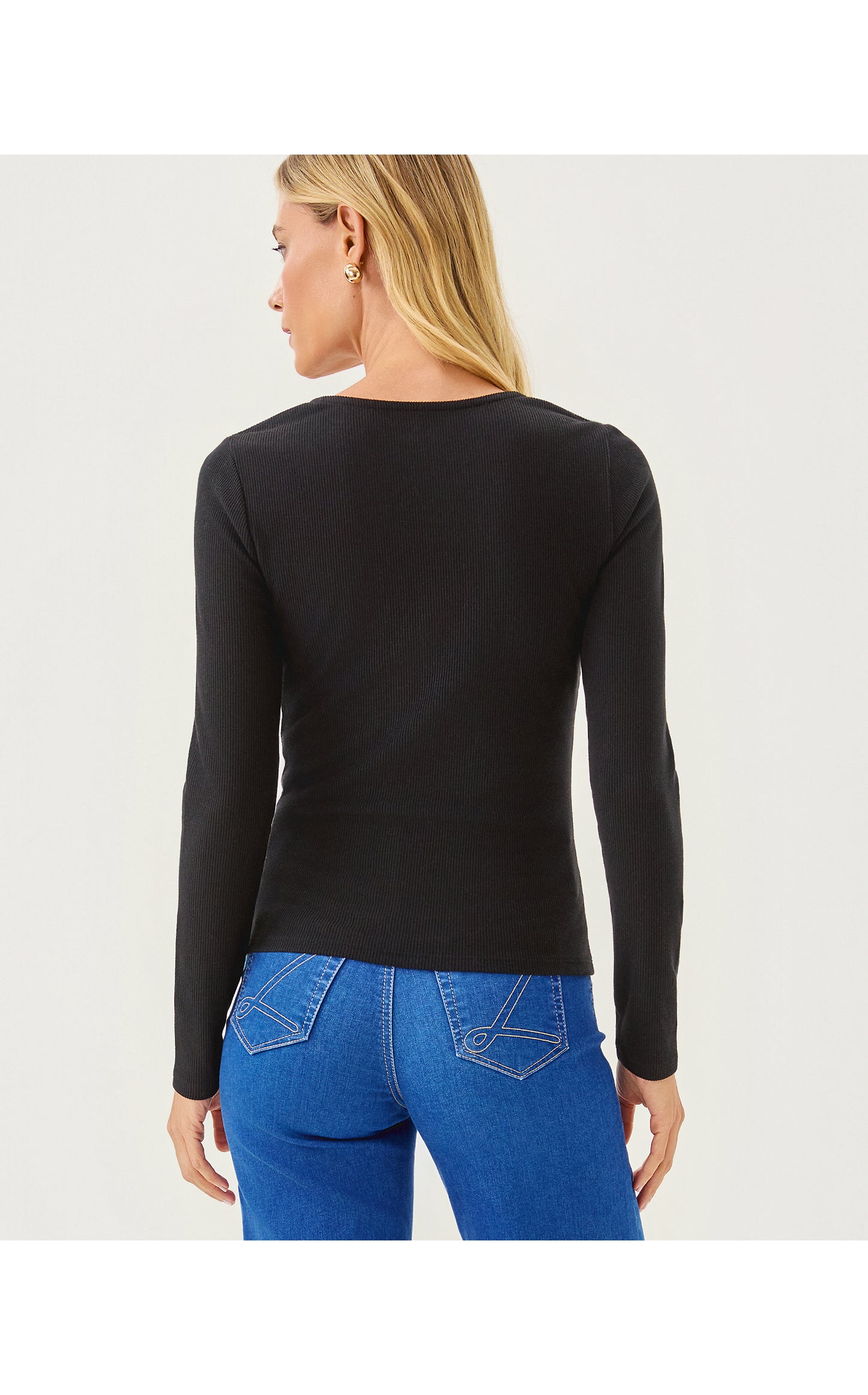 BEATY LONG SLEEVE KNIT TOP