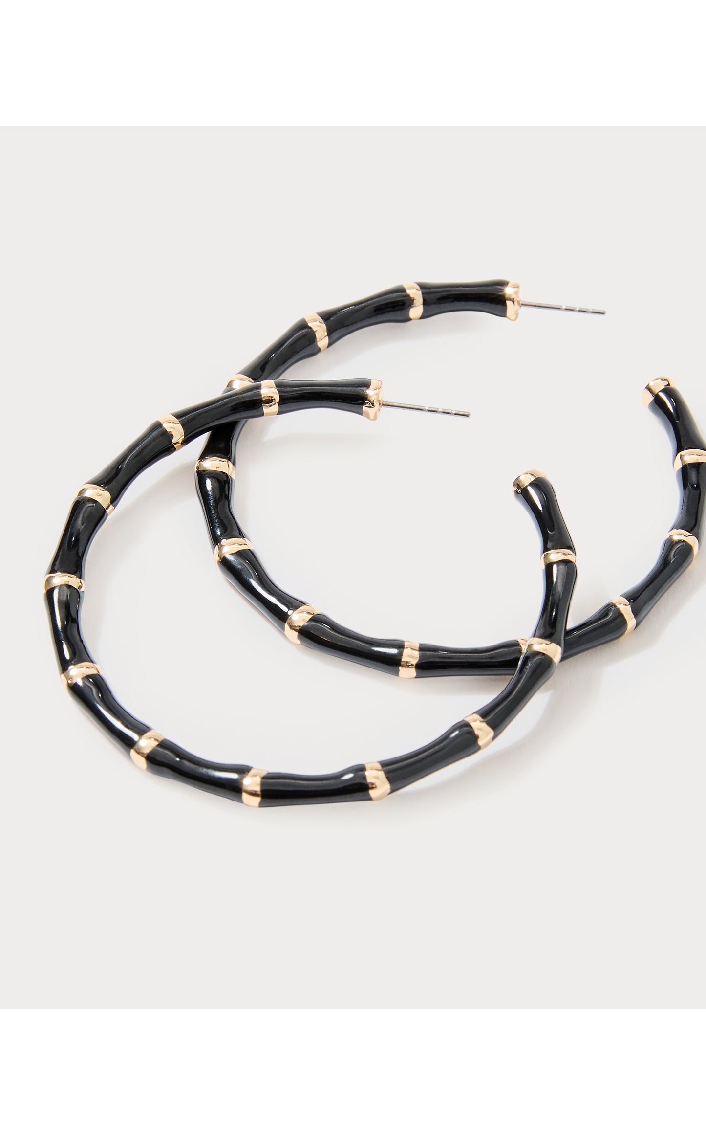 BAMBOO FOREST HOOP EARRINGS