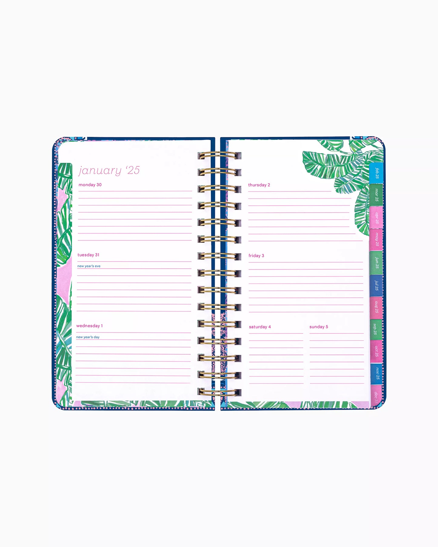 2024-2025 17 Month Medium Agenda Seacret Escape Engineered