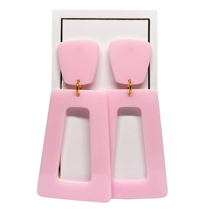 Kennedy Barbie Pink Earrings
