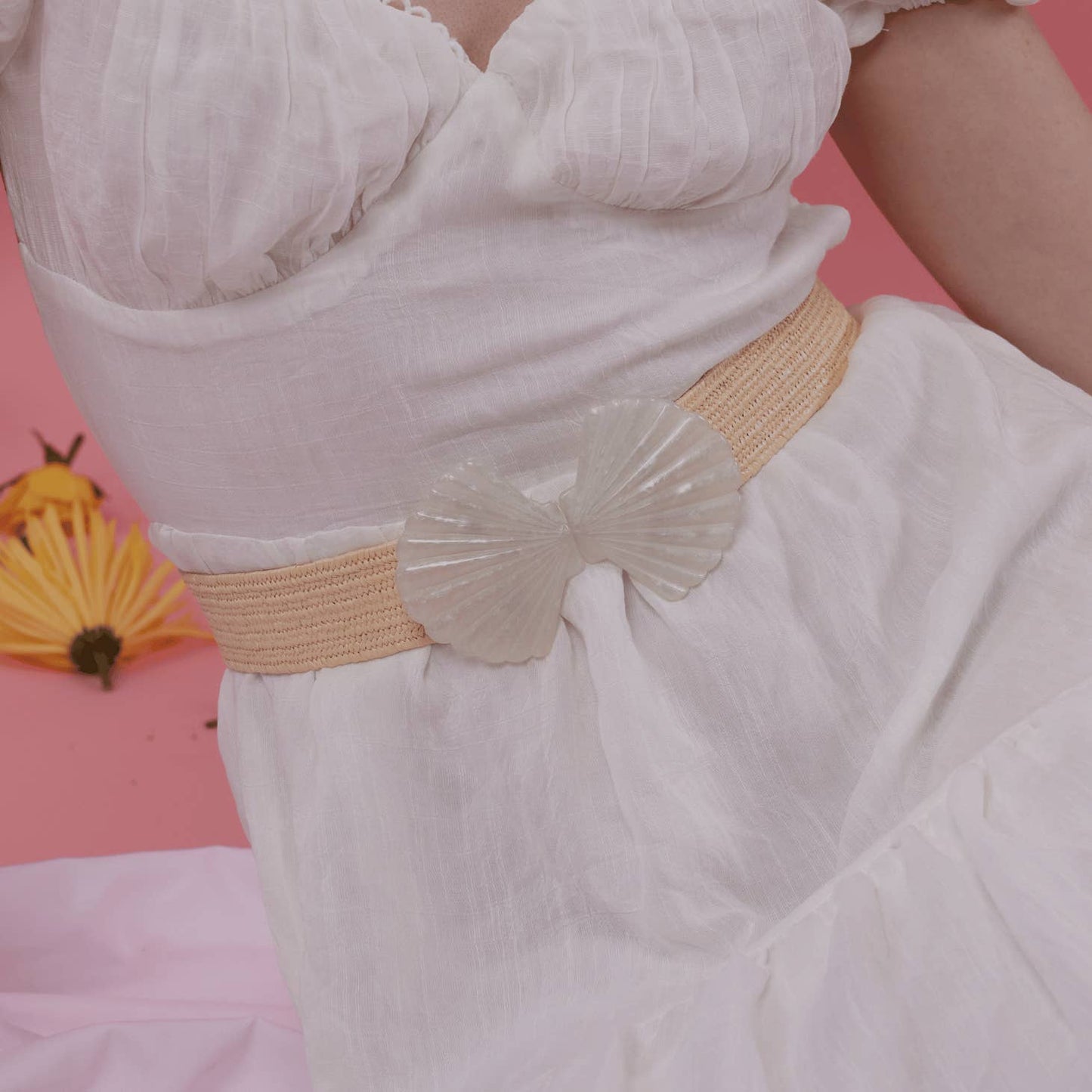 Acrylic Shell Stretch Belt
