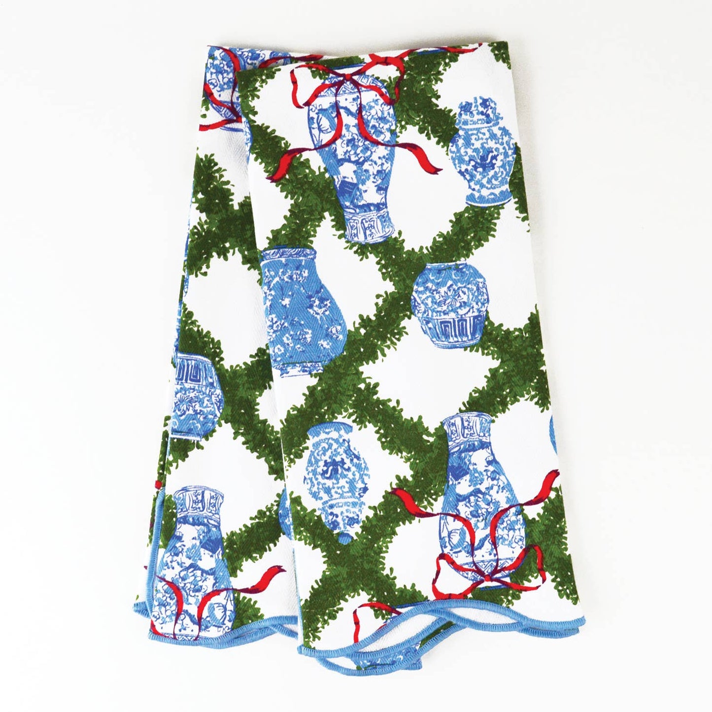Boxwood Ginger Jar Kitchen Towel Set
