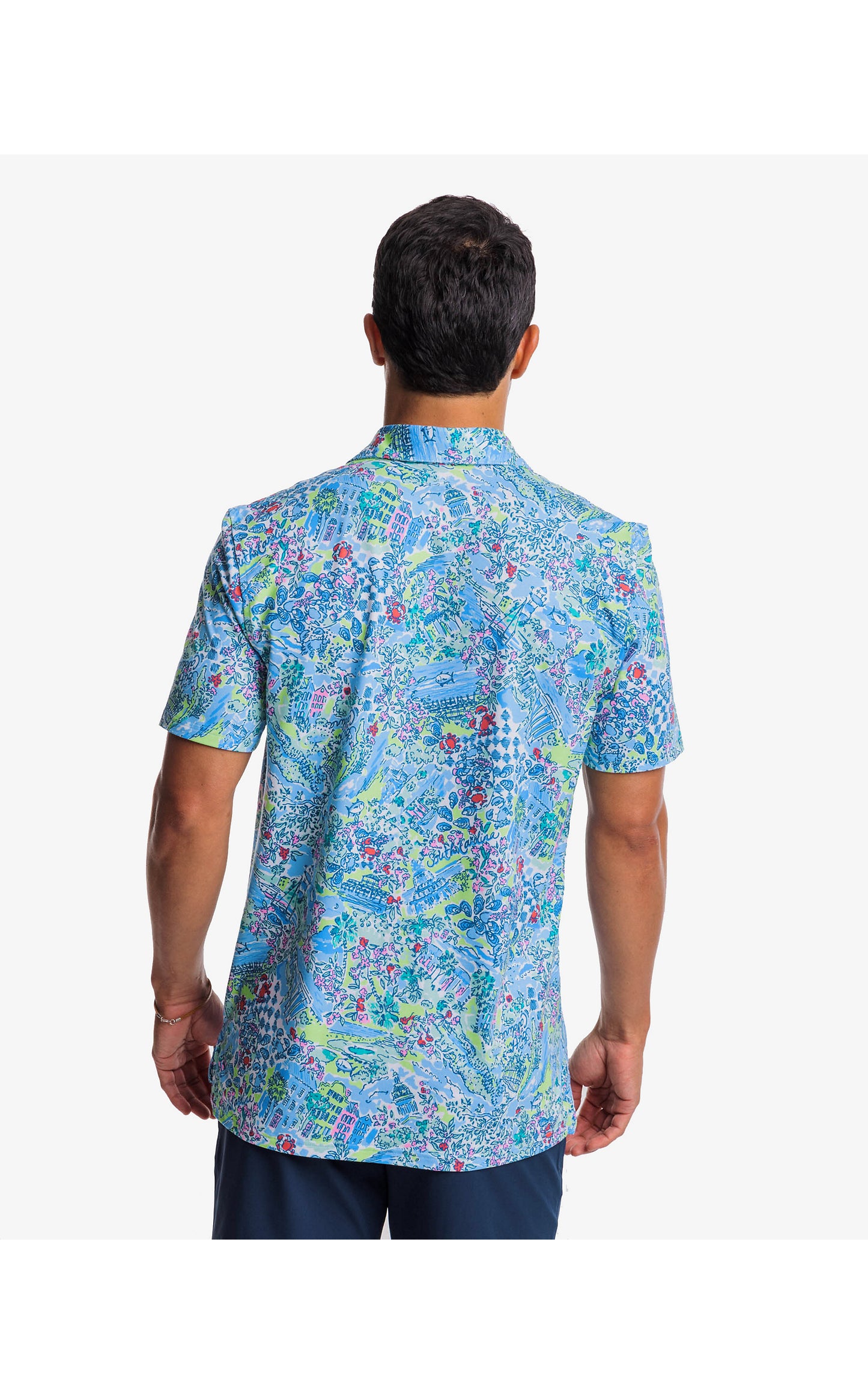 Men's Lilly Loves SC Polo - Blue Peri