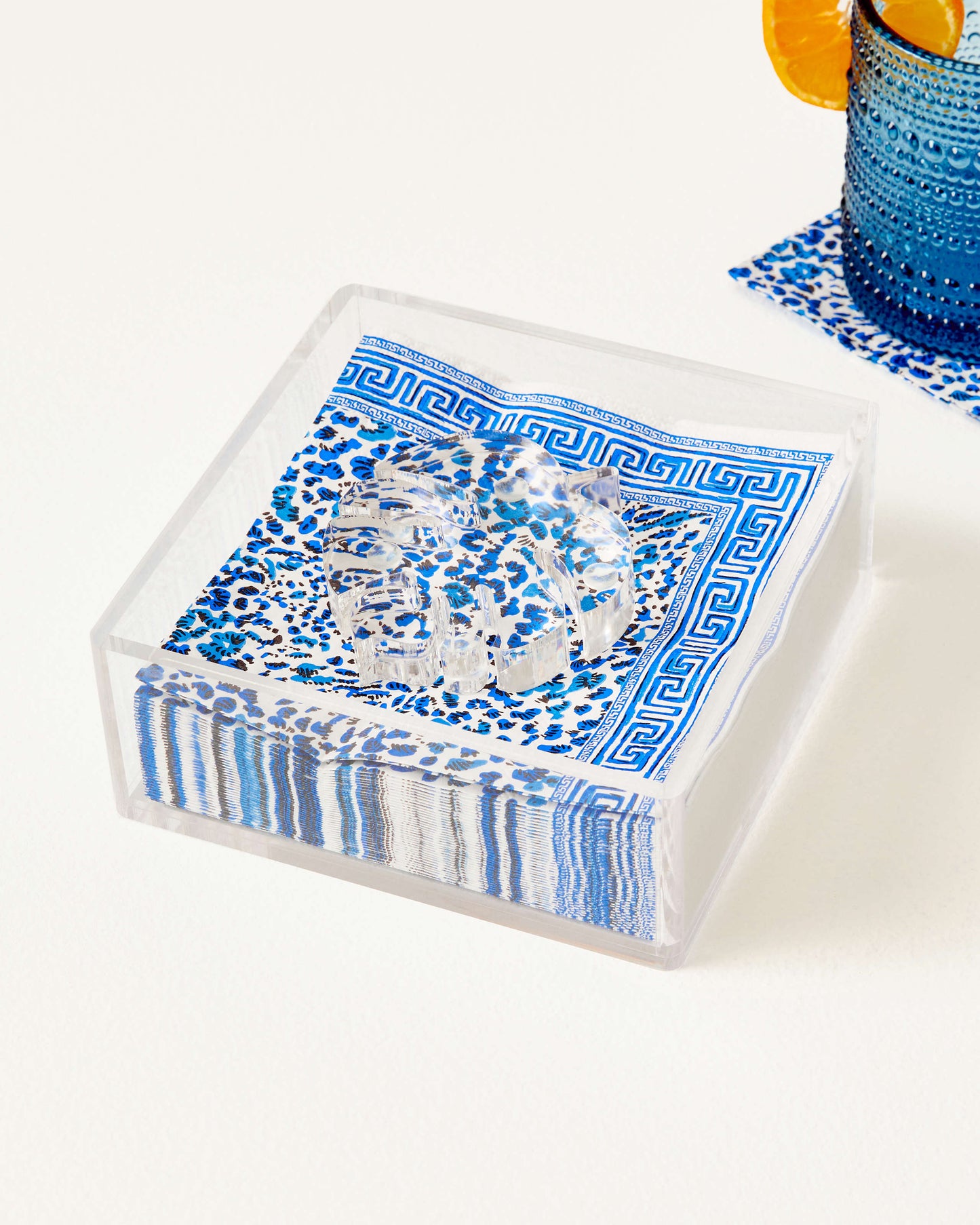 Cocktail Napkins Holder and Napkins