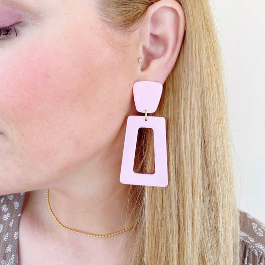 Kennedy Barbie Pink Earrings