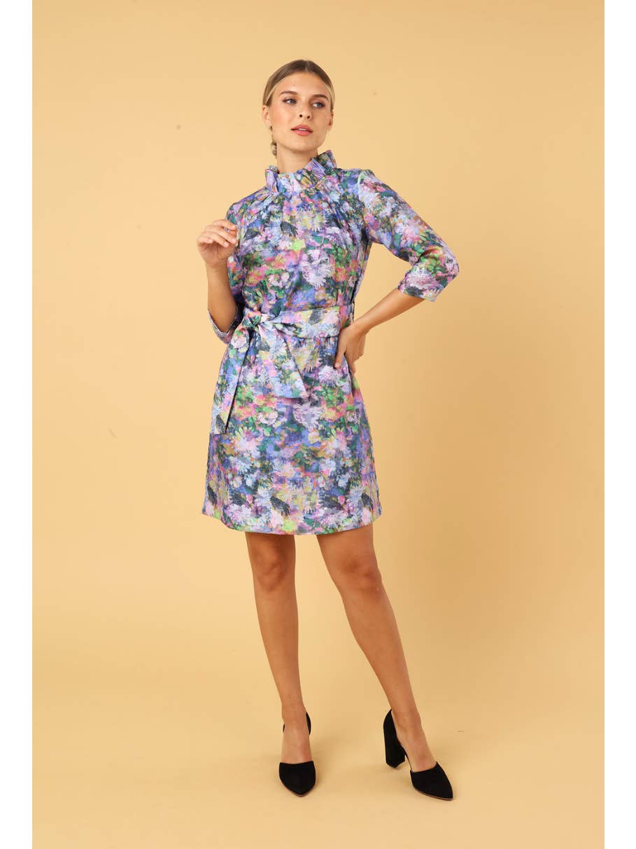 Claudine Dress Wildflower Organza