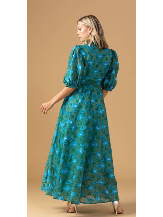 Charlotte Gown Green Organza
