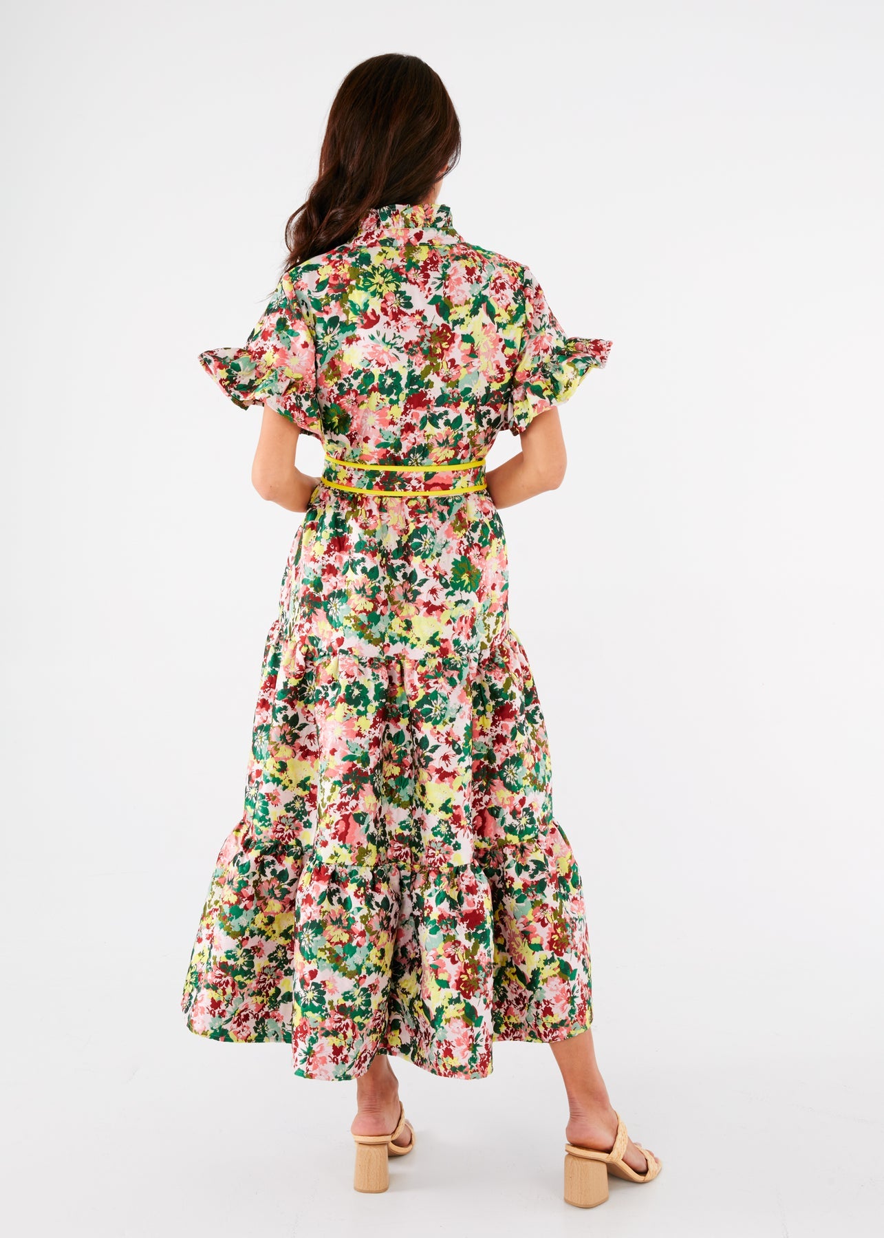 Sadie Maxi Dress Brushed Jacquard