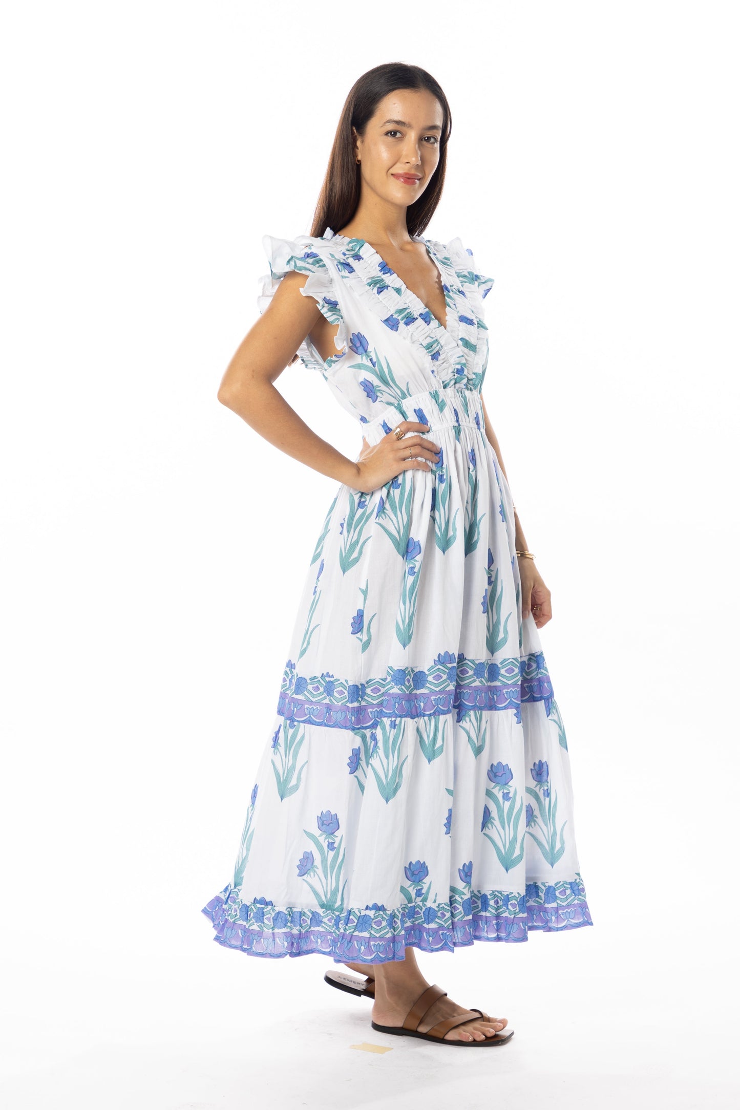 CORA DRESS - VIOLET JASMINE
