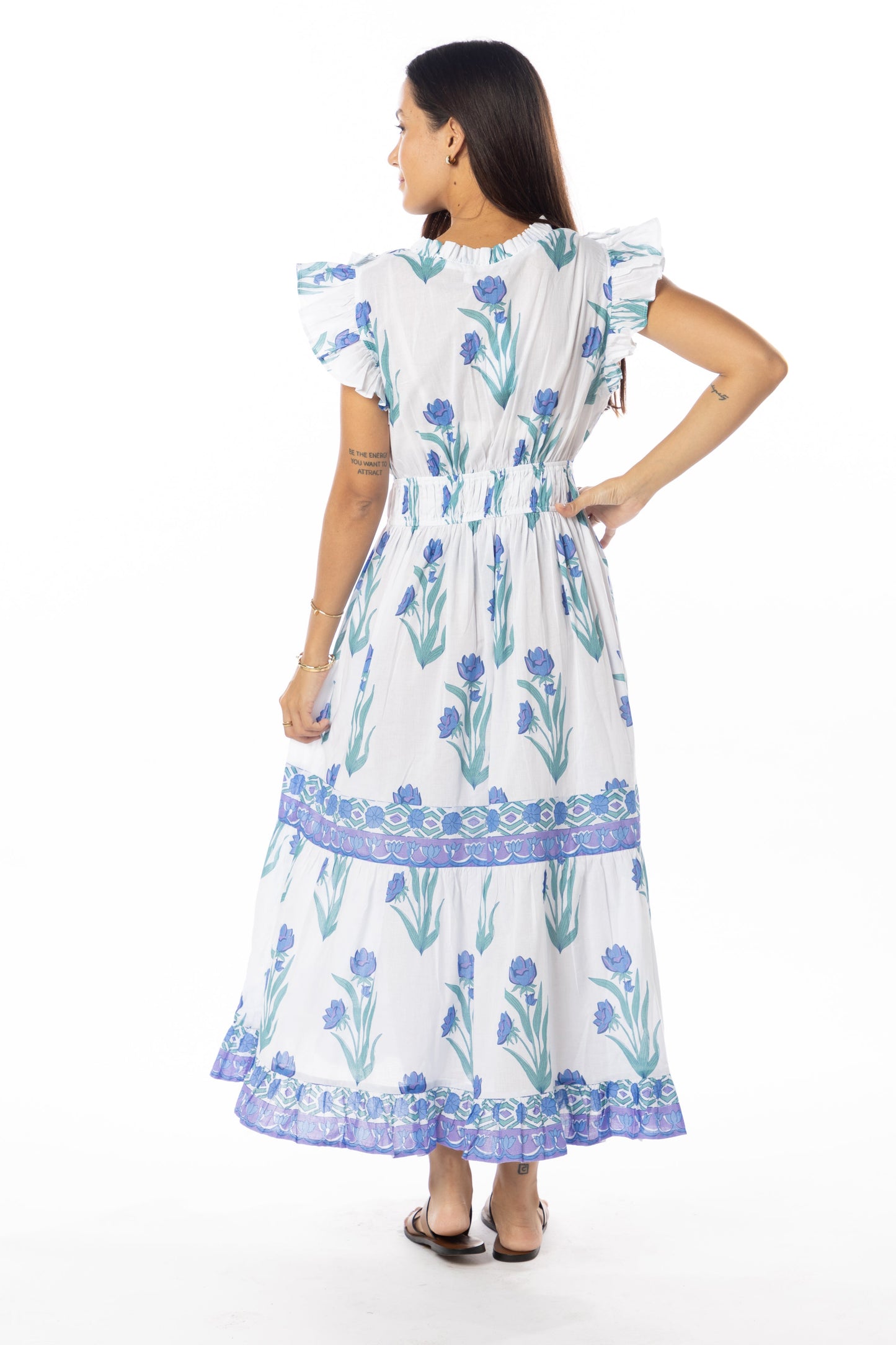 CORA DRESS - VIOLET JASMINE