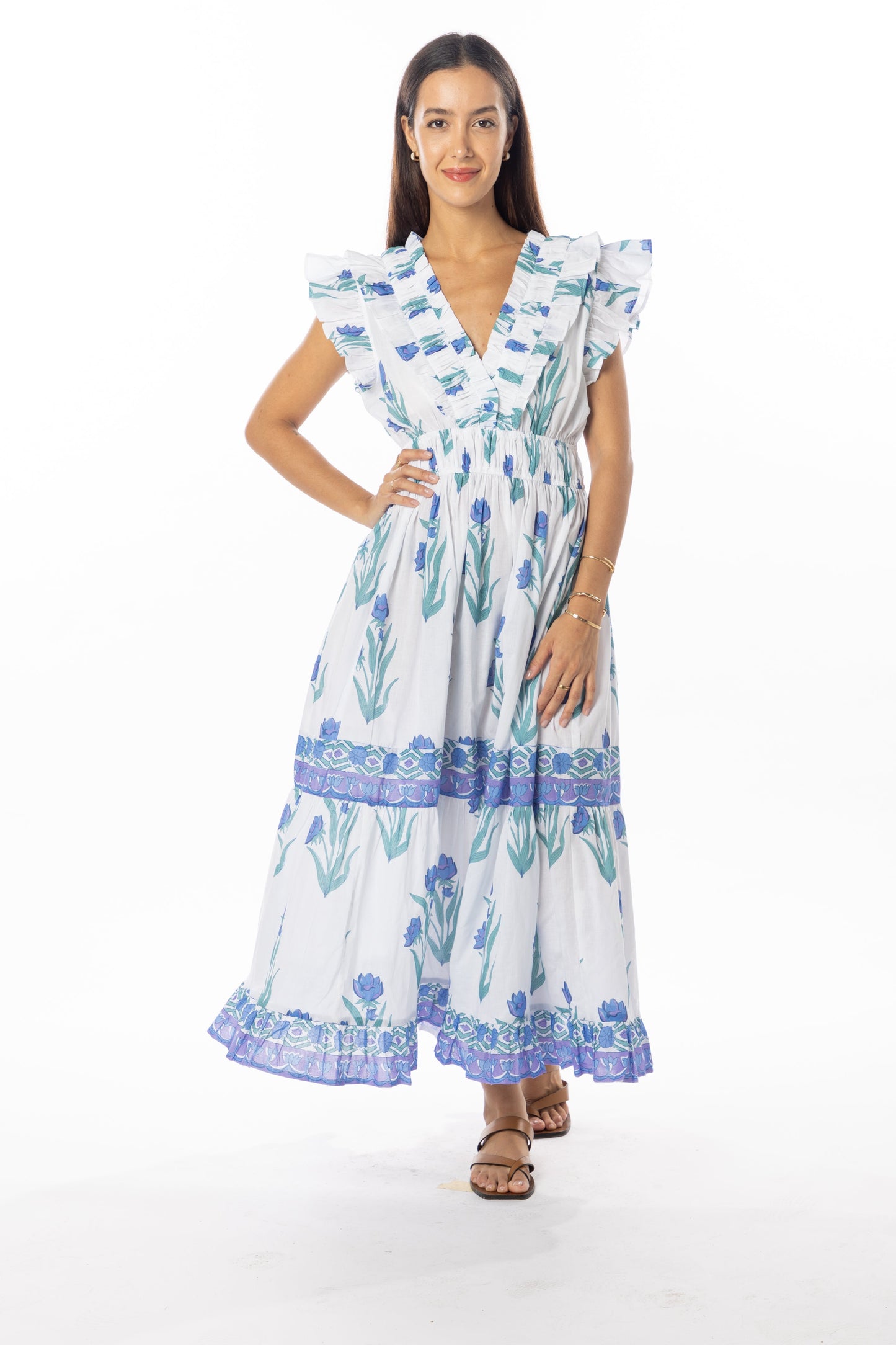 CORA DRESS - VIOLET JASMINE