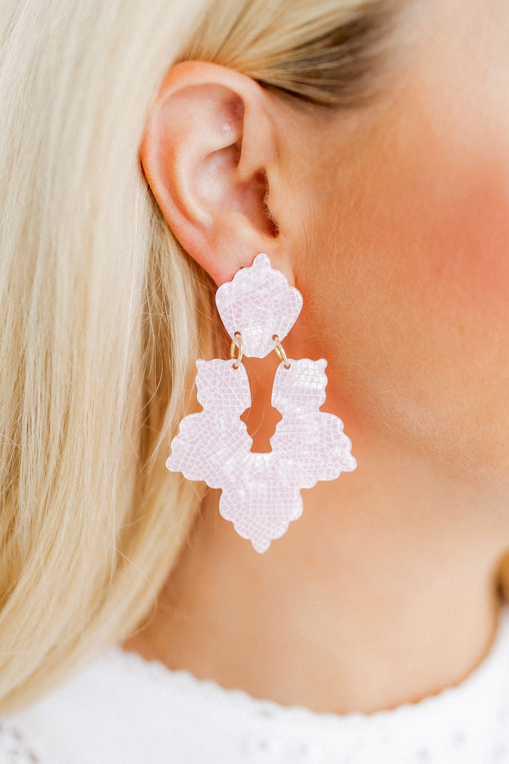 Michelle Disco Pink Earrings