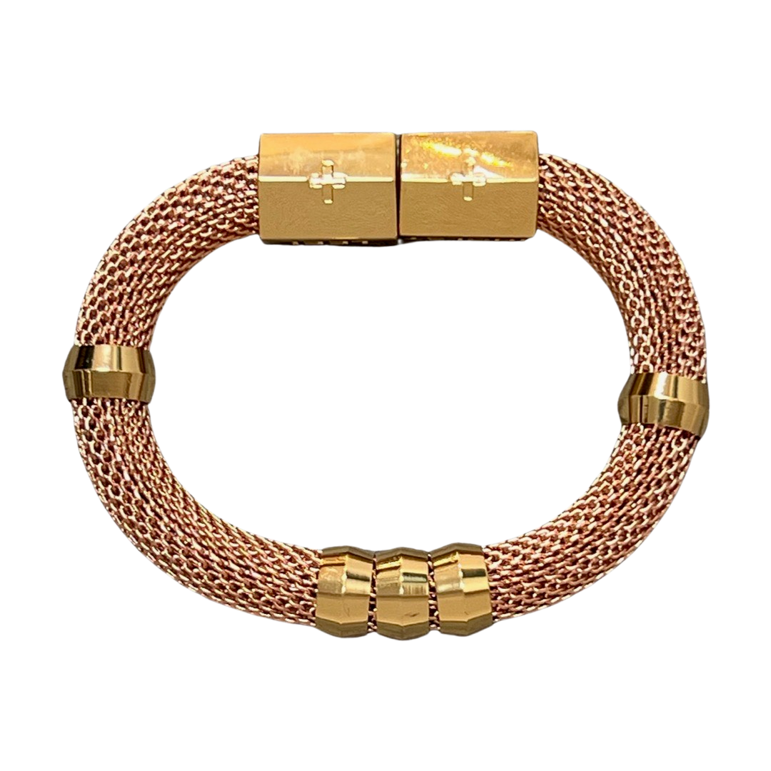 Classic Mesh Bracelet Rose Gold