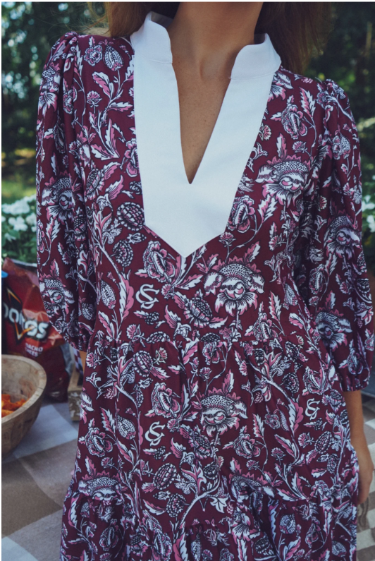 TORY DRESS - GAMECOCK BLOOM