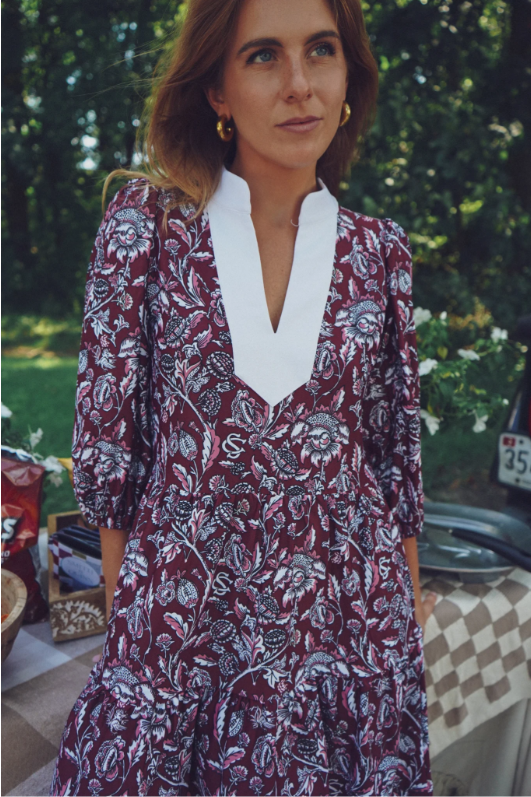 TORY DRESS - GAMECOCK BLOOM