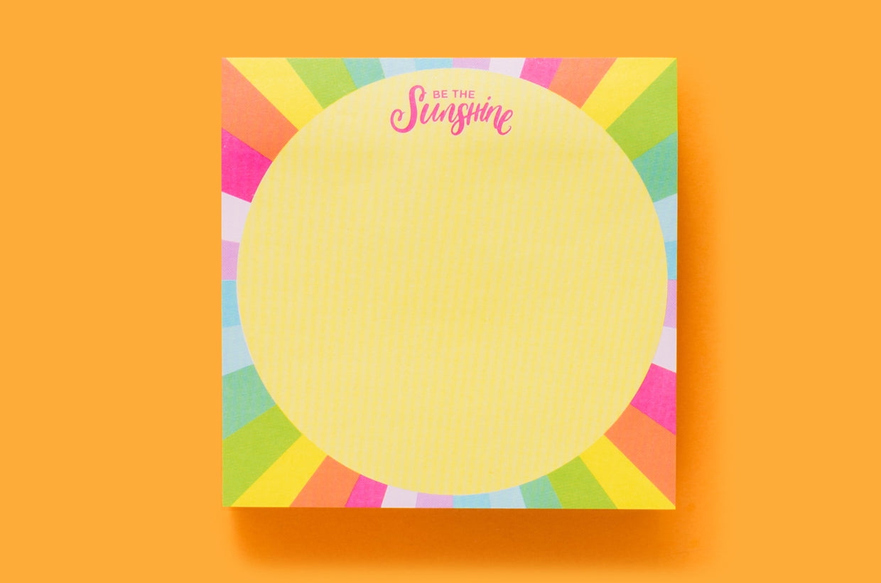 Be the Sunshine Sticky Notes Pad