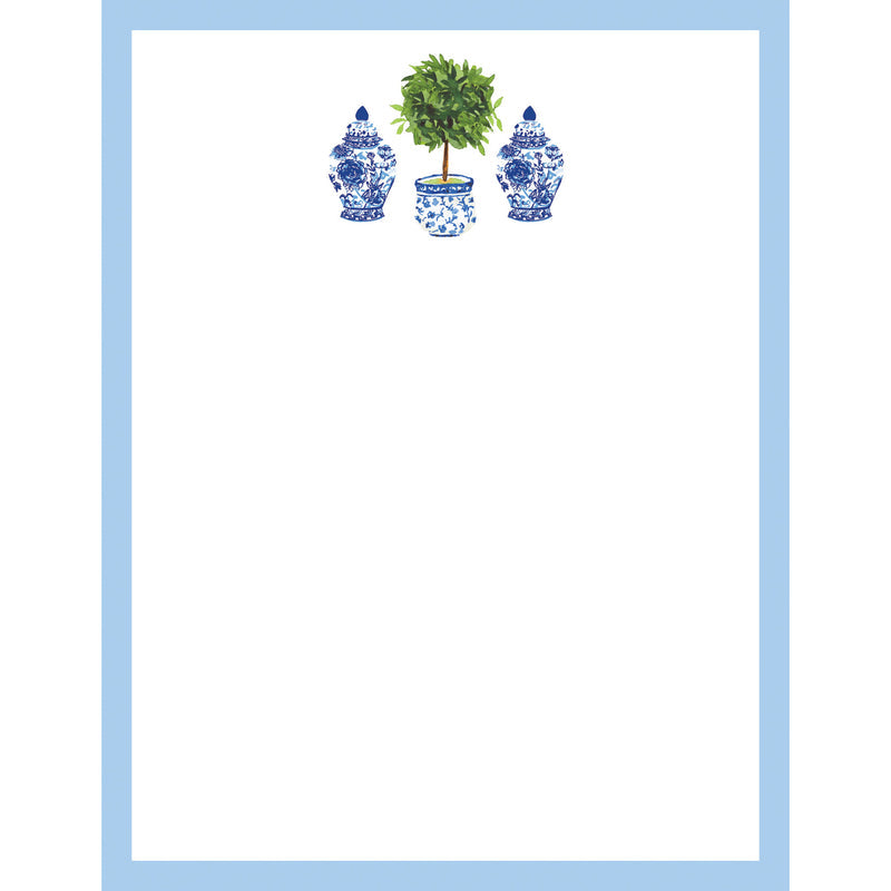 Chinoiserie Topiary Notepad