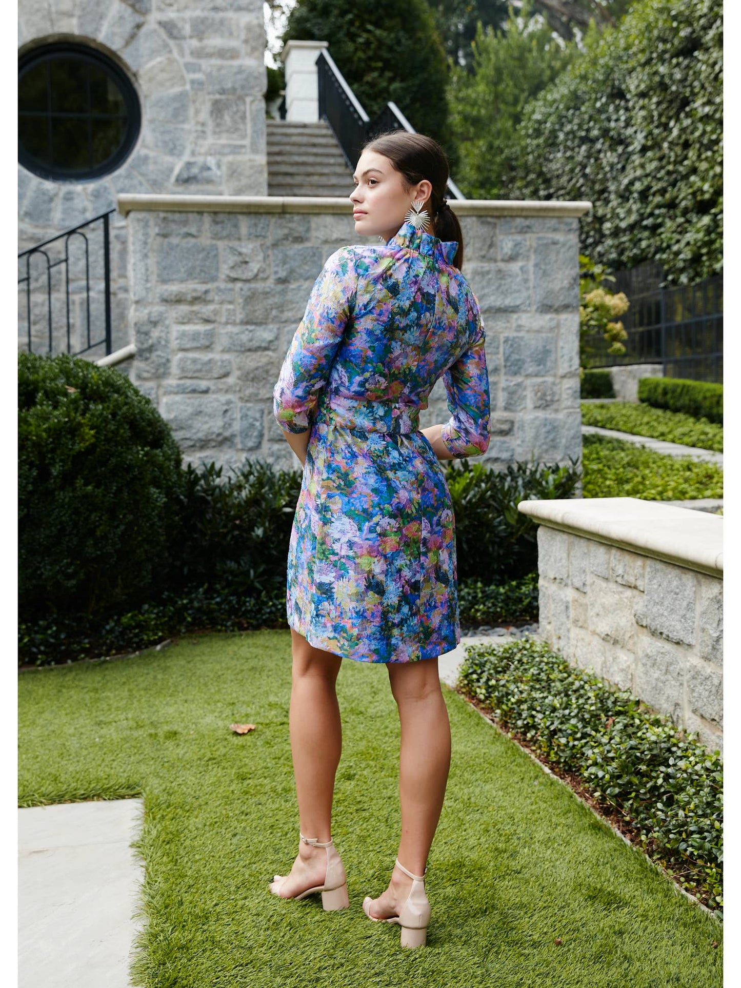 Claudine Dress Wildflower Organza