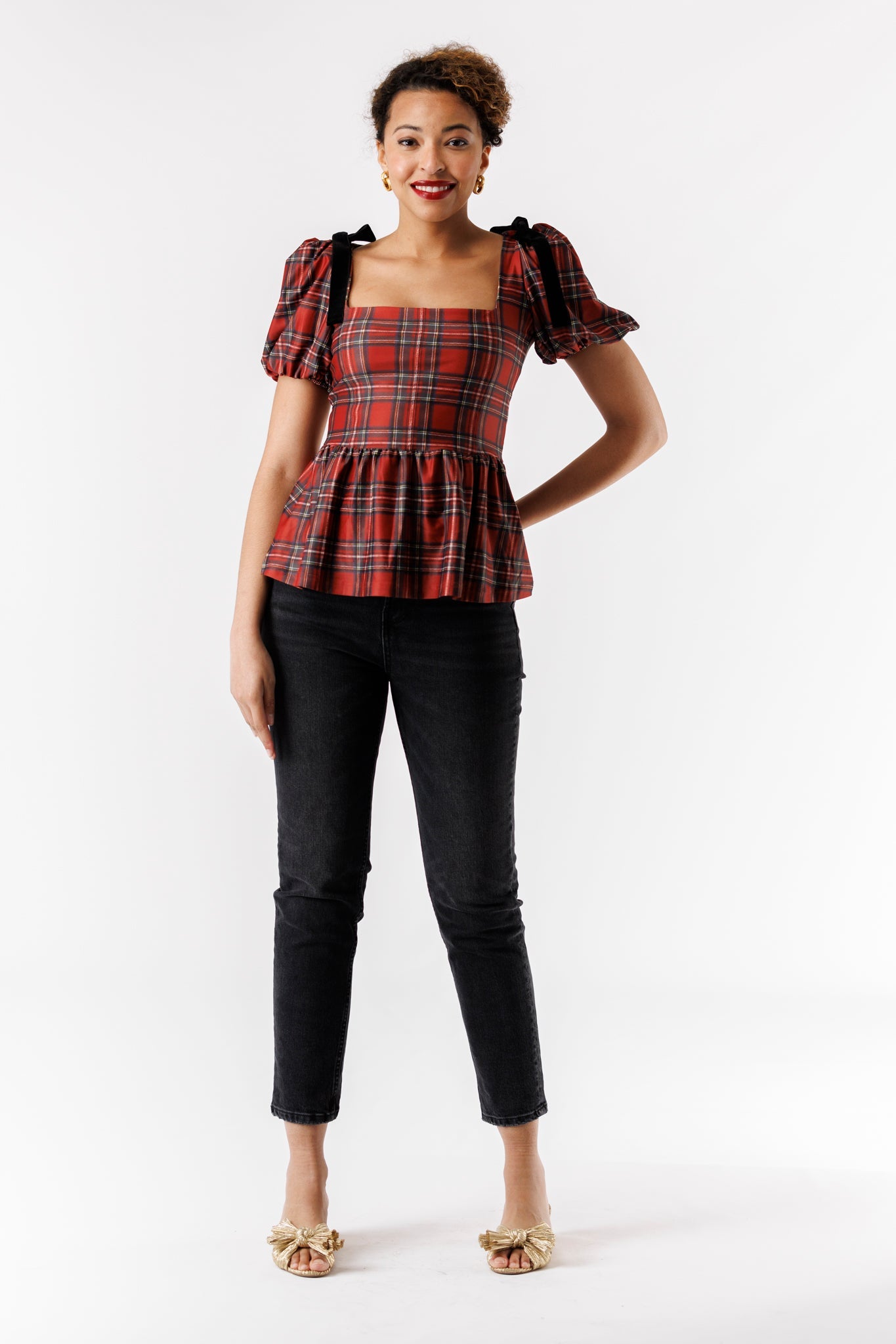 Oliver Top Merry Tartan