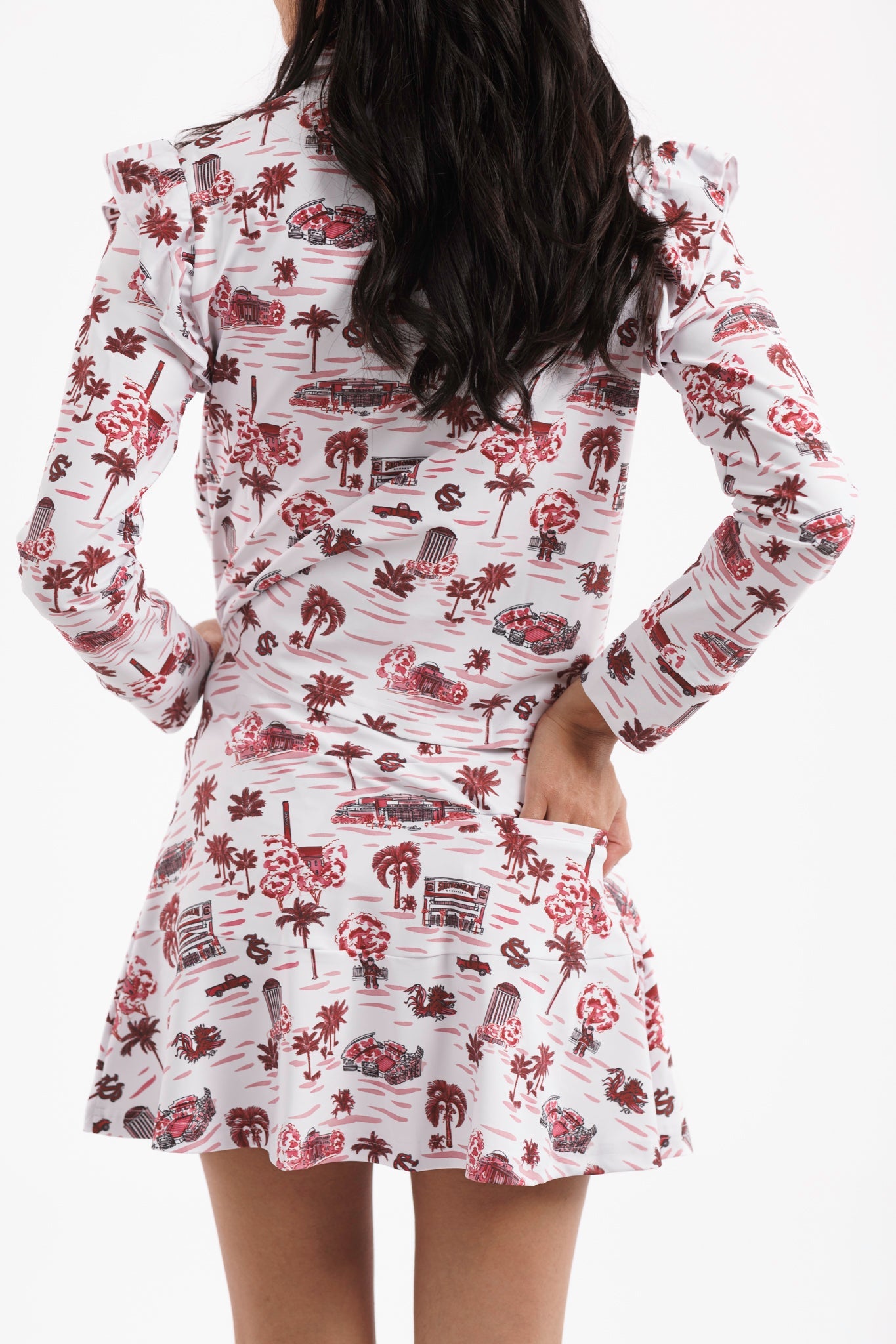 MOLLY SKORT - GAMECOCK TOILE