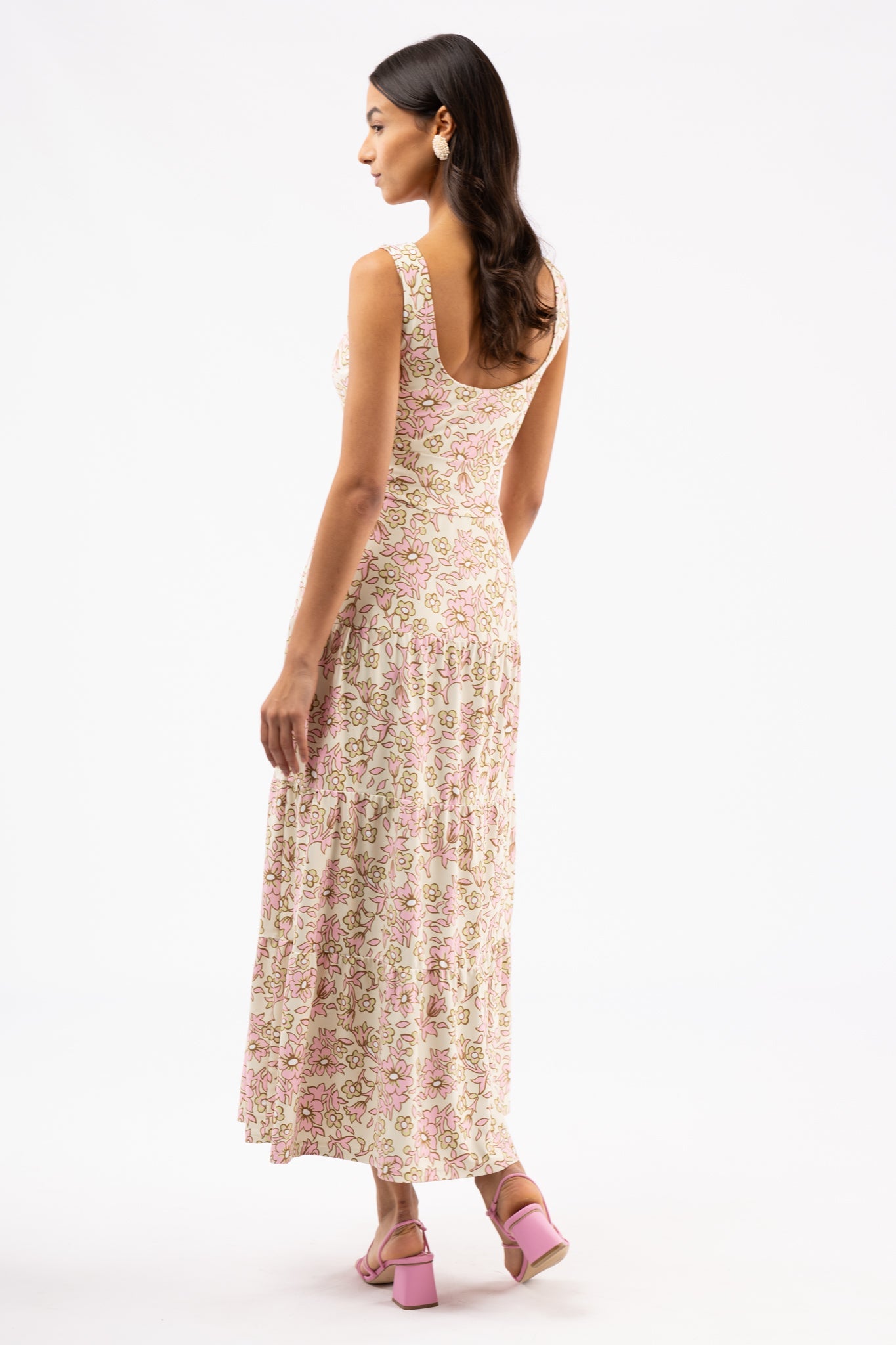 Ginger Dress- Macaron Petals
