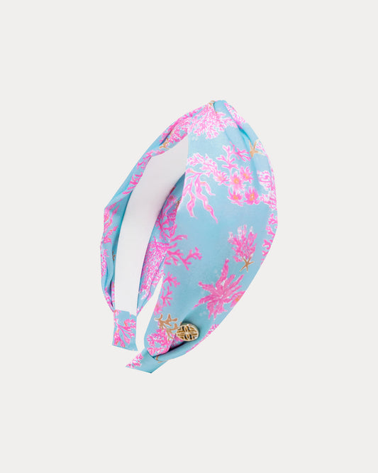 Twist Knot Headband Royal Coral