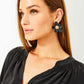 OVERSIZED ORCHID EARRINGS