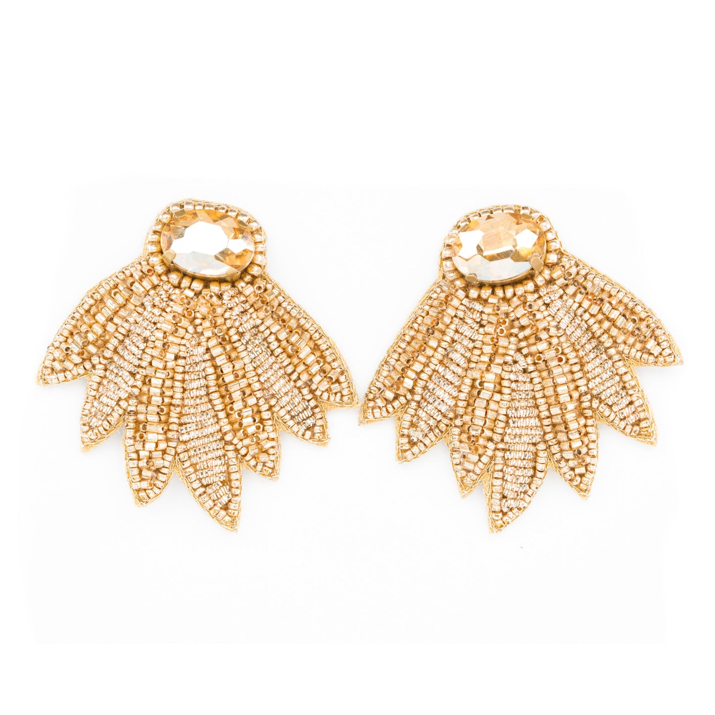 Beth Ladd Cameron Earrings in Gold