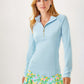 JUSTINE HALF ZIP UPF 50+