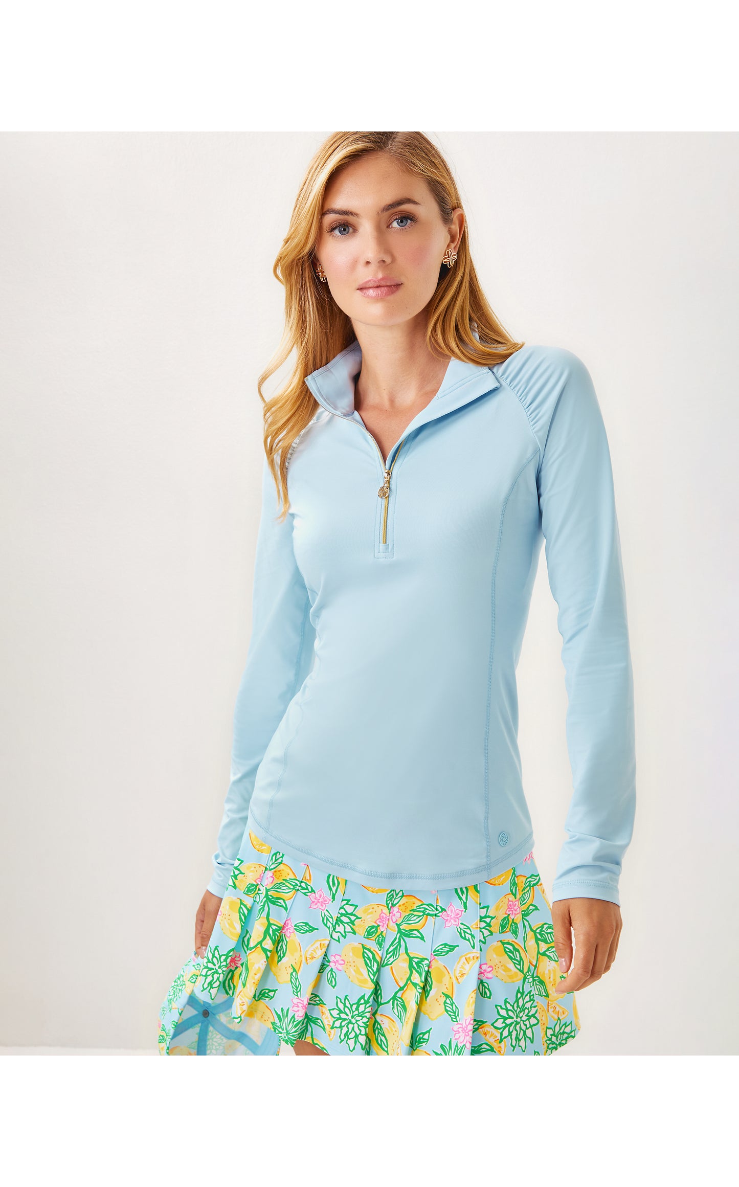 JUSTINE HALF ZIP UPF 50+