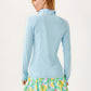 JUSTINE HALF ZIP UPF 50+