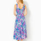 MADSEN V-NECK MIDI DRESS