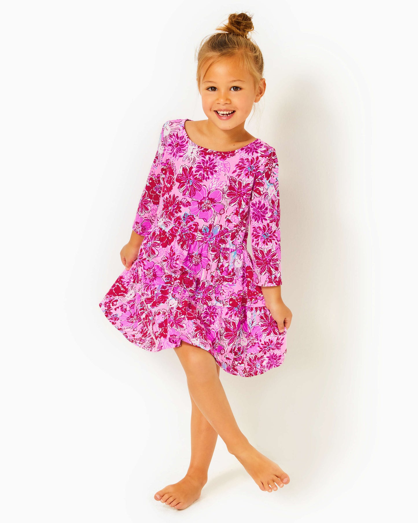MINI GEANNA DRESS - LILAC THISTLE - IN THE WILD FLOWERS