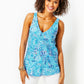 FLORIN SLEEVELESS LINEN TEE