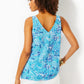 FLORIN SLEEVELESS LINEN TEE
