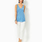 FLORIN SLEEVELESS LINEN TEE