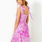 RIVERA SMOCKED ROMPER - WILD FUCHSIA - SWIPE RIGHT