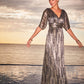 PARIGI ELBOW SLEEVE MAXI