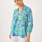 LOURDES 3/4 SLEEVE COTTON TOP
