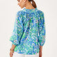 LOURDES 3/4 SLEEVE COTTON TOP