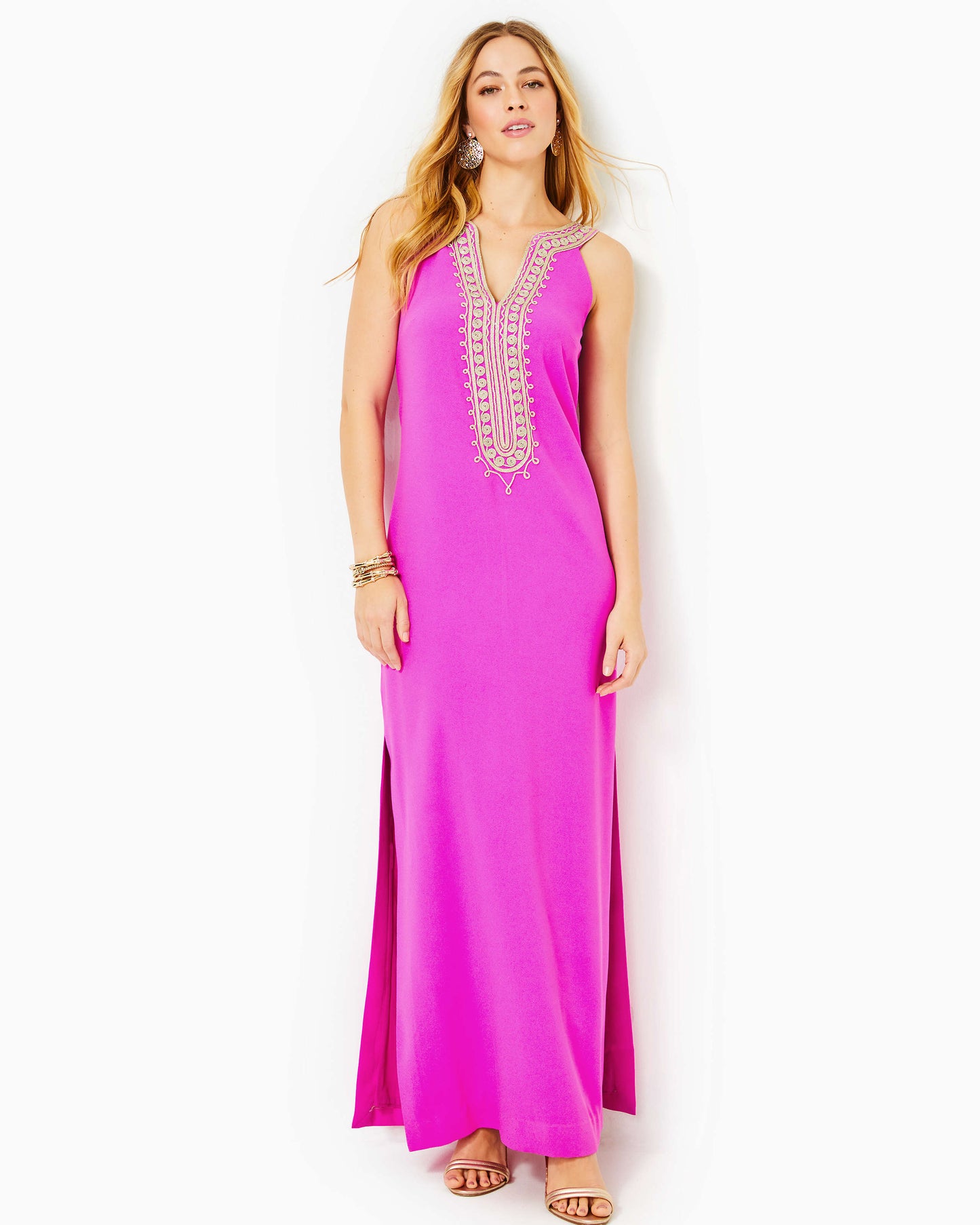 SANDRAH EMBROIDERED MAXI