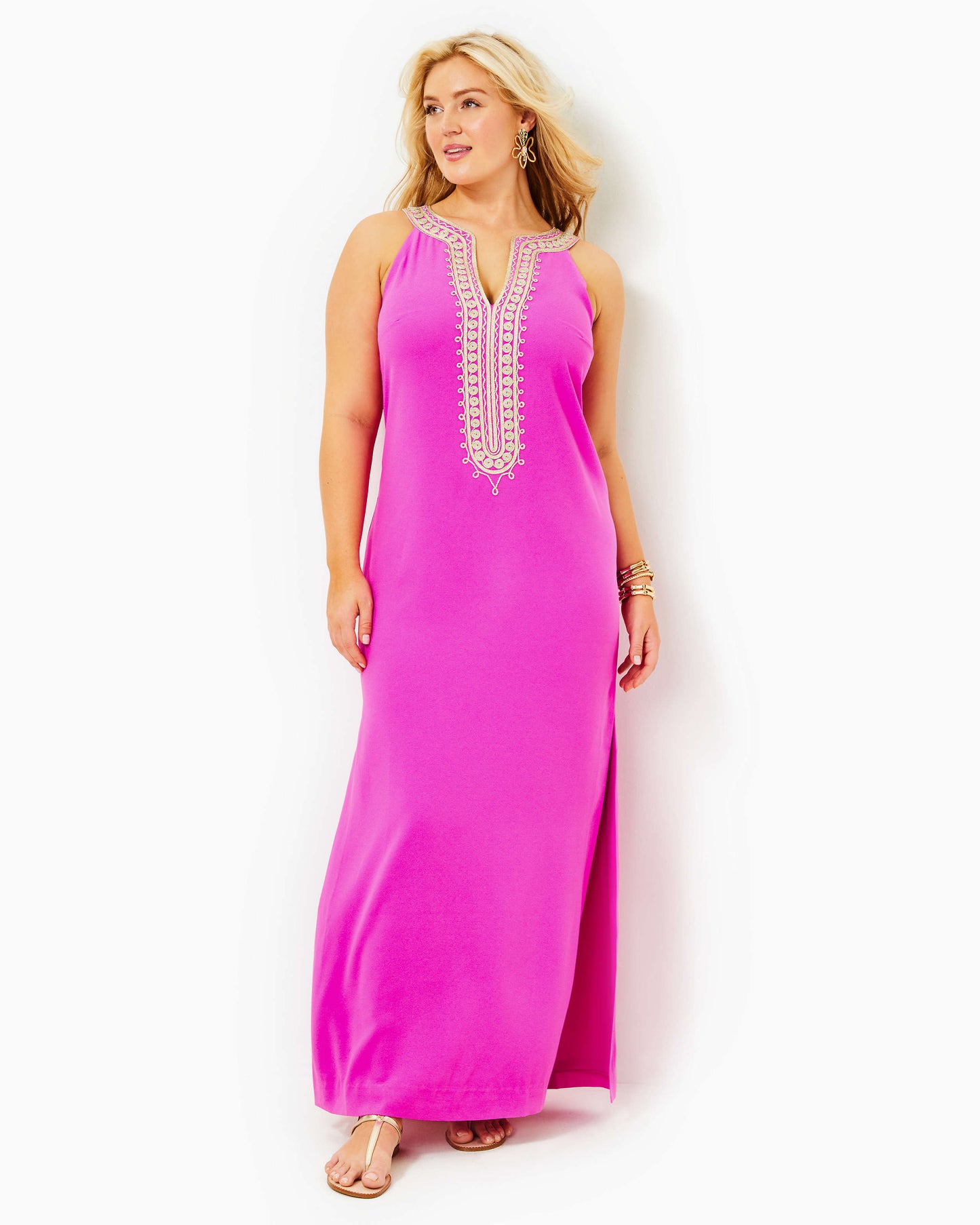 SANDRAH EMBROIDERED MAXI