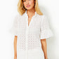 CALYNN EYELET BUTTON DOWN