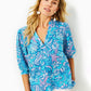 MIALEIGH ELBOW SLEEVE LINEN TOP