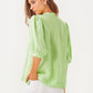 MIALEIGH ELBOW SLEEVE LINEN TOP