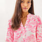 MIALEIGH ELBOW SLEEVE LINEN TOP