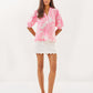 MIALEIGH ELBOW SLEEVE LINEN TOP