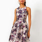 JOLLIAN FLORAL JACQUARD DRESS