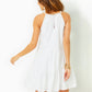 BRITT COTTON HALTER DRESS
